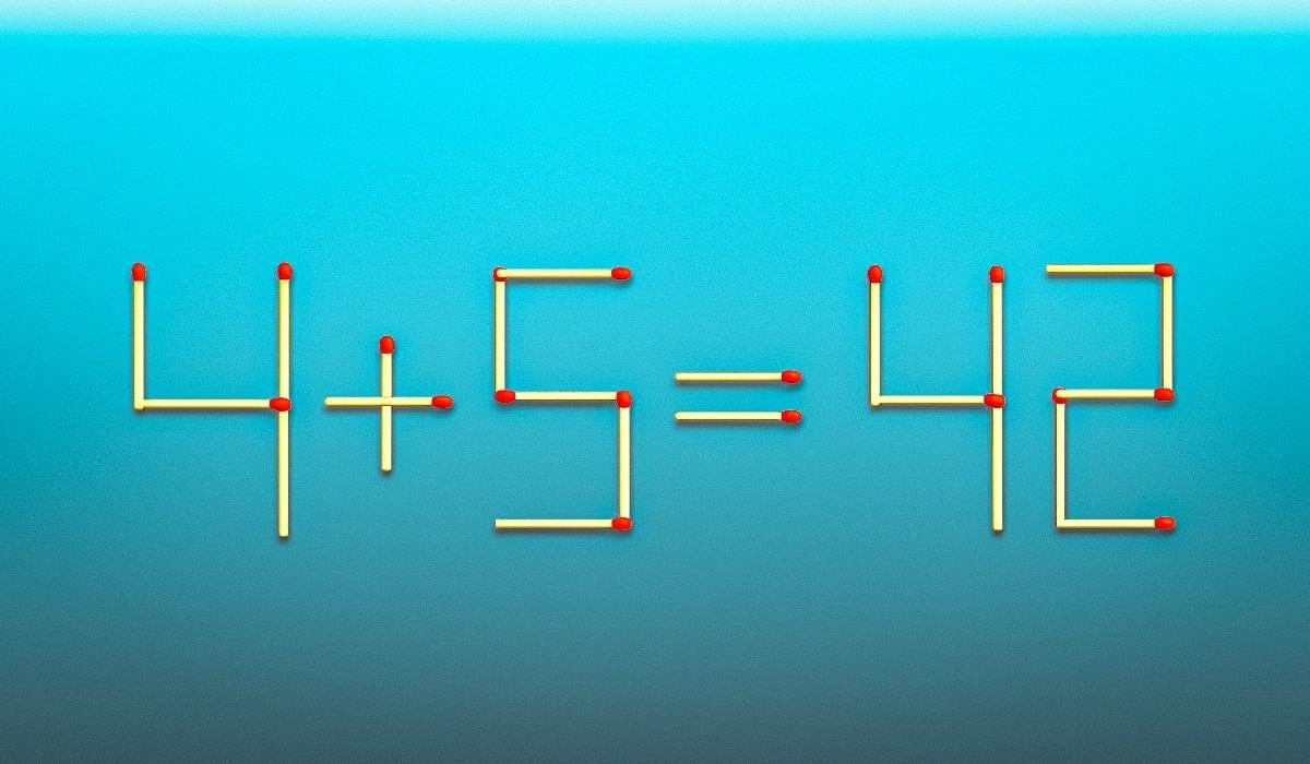 Peate lohistama 2 tikku ja võrdsus muutub õigeks: kiire IQ test