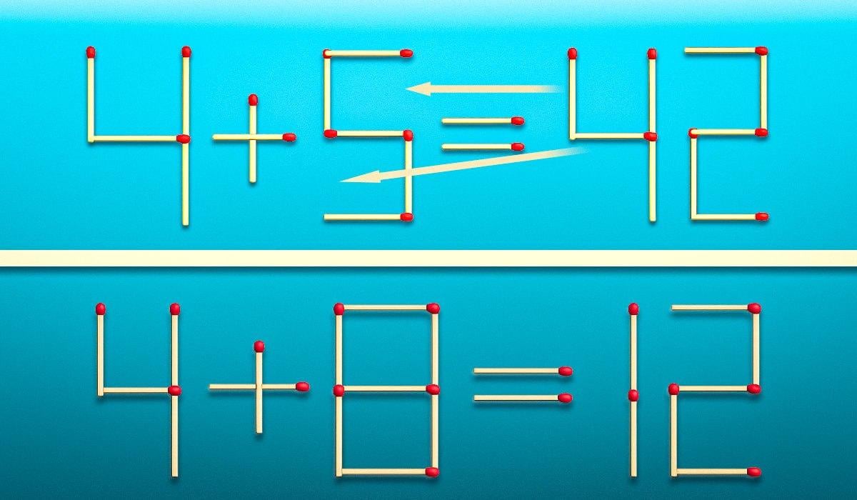 Peate lohistama 2 tikku ja võrdsus muutub õigeks: kiire IQ test
