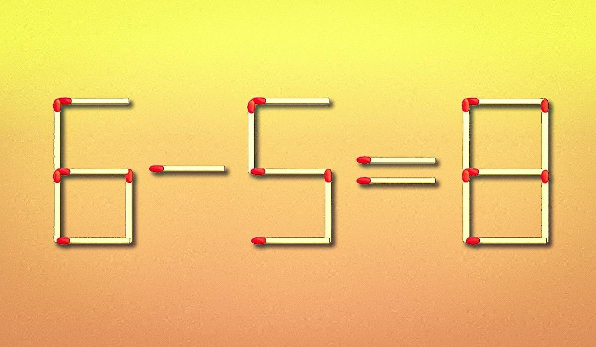 10 sekundi jooksul peate liigutama vaid ühe tiku: intelligentsuse testi
