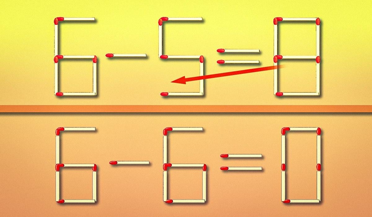 10 sekundi jooksul peate liigutama vaid ühe tiku: intelligentsuse testi