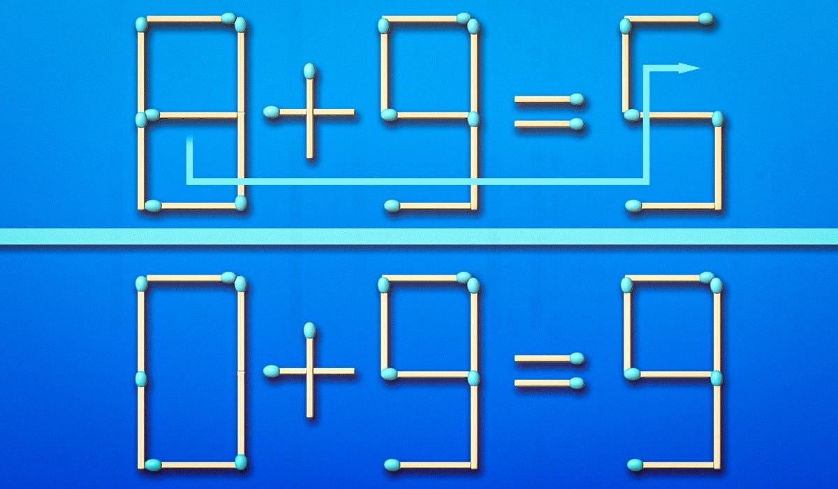 Vea parandamiseks pead liigutama ainult ühte tikku: IQ test 11 sekundiga