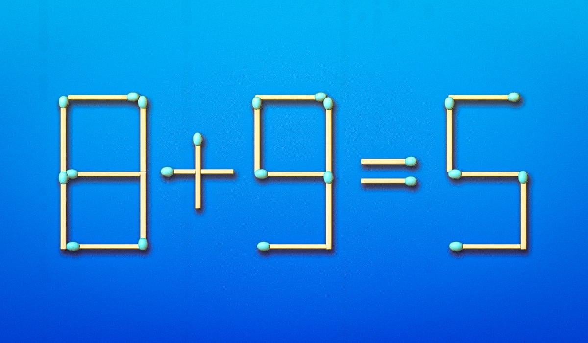 Vea parandamiseks pead liigutama ainult ühte tikku: IQ test 11 sekundiga