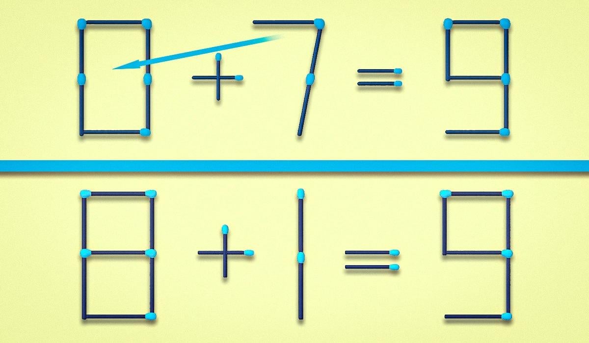 Vea parandamiseks peate lohistama ainult ühte tikku: keeruline matemaatika mõistatus