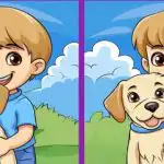 IQ test: leia poisi ja koera pildilt 3 erinevust 49